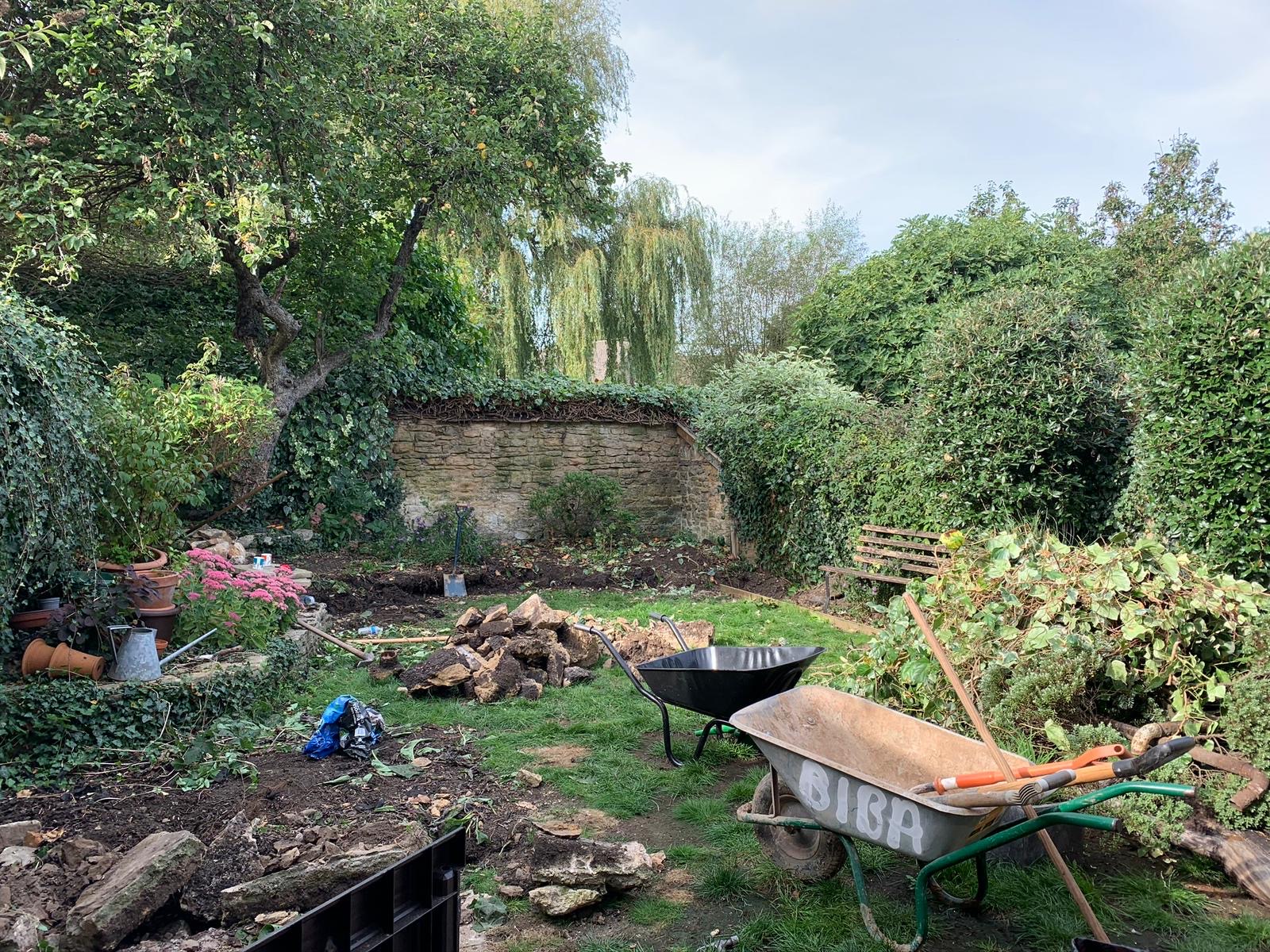 Garden clearance before landscaping — SB Constructions