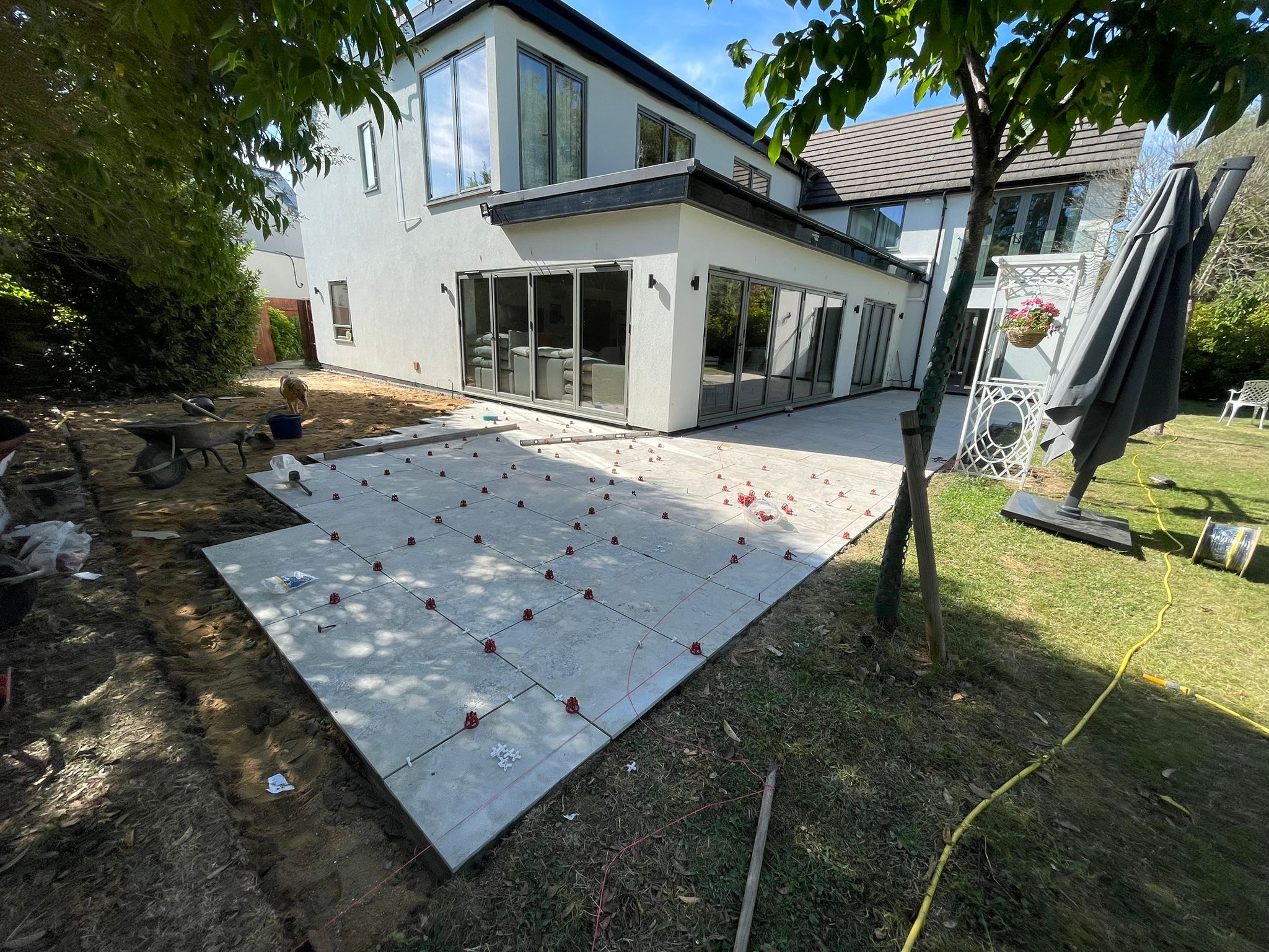 Drainage and levelling groundworks — SB Constructions